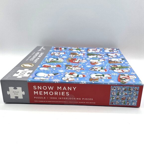 Hallmark Snow Many 20 Years Memories 1000 Piece Puzzle New Sealed Box Christmas - Picture 4 of 6